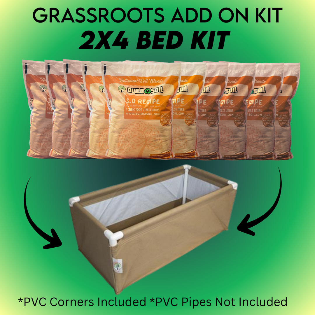 BuildASoil Grassroots Living Soil Bed Tent Add-On Kit