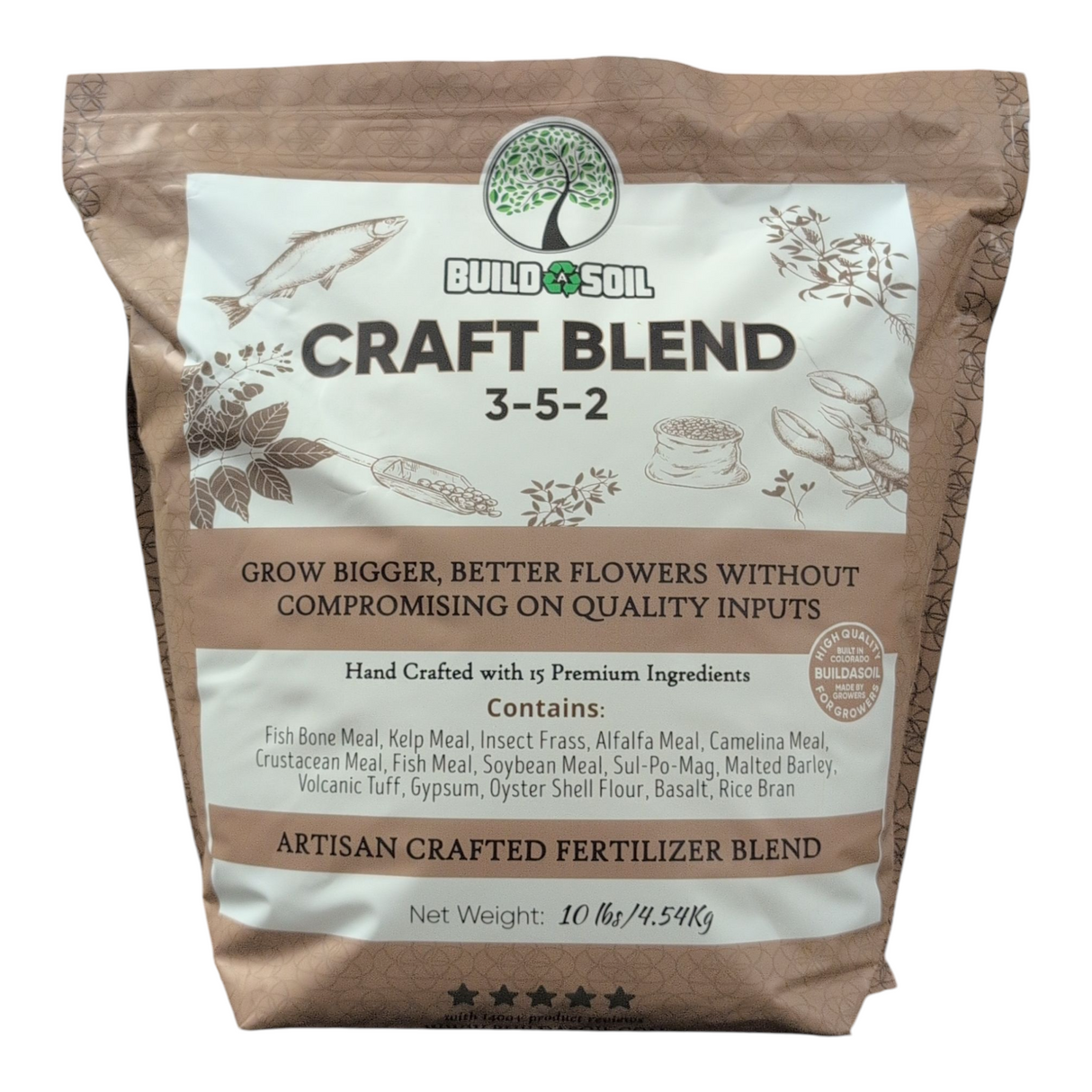 BuildASoil Craft Blend - Nutrient Pack