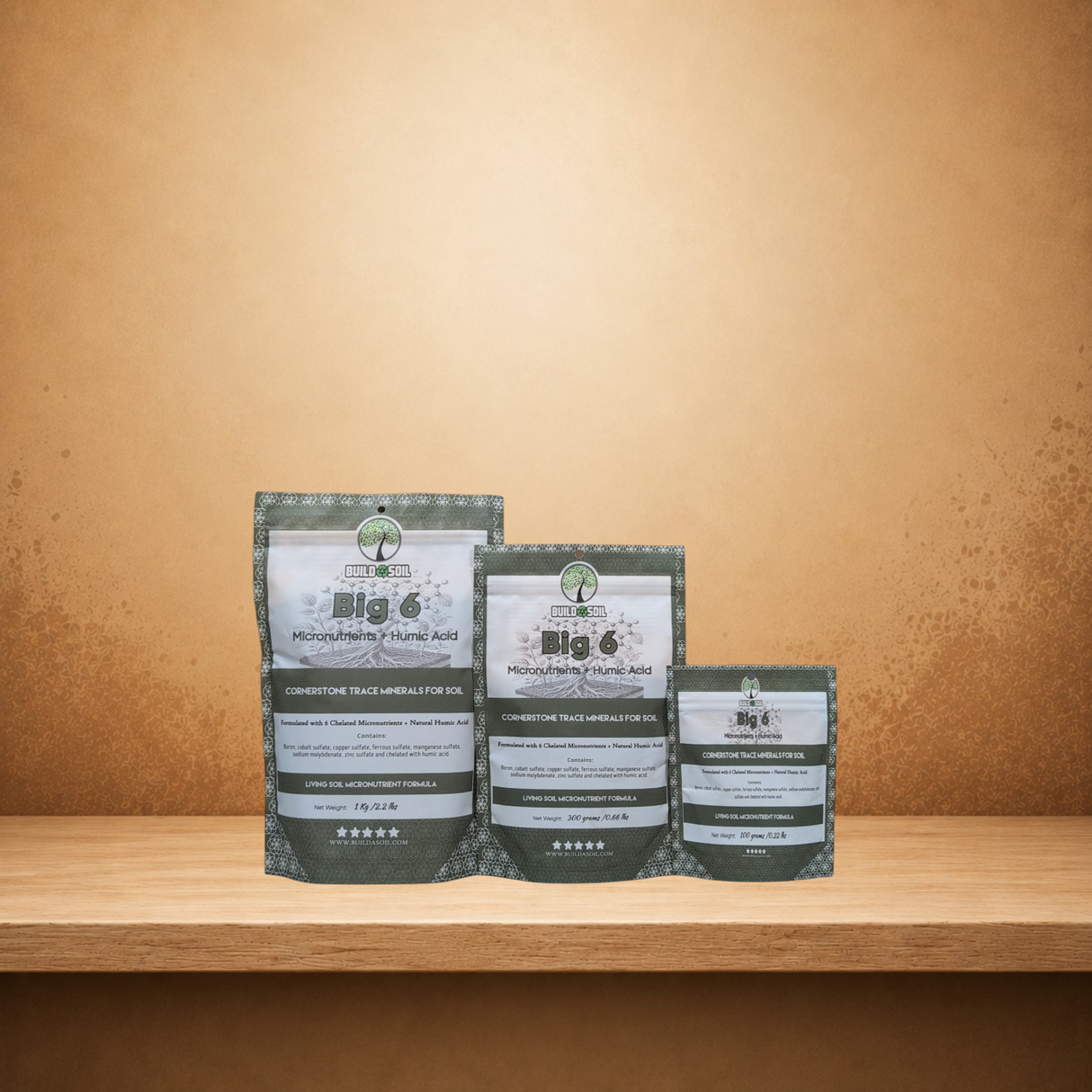 BuildASoil BIG 6 Micronutrients + Humic Acid