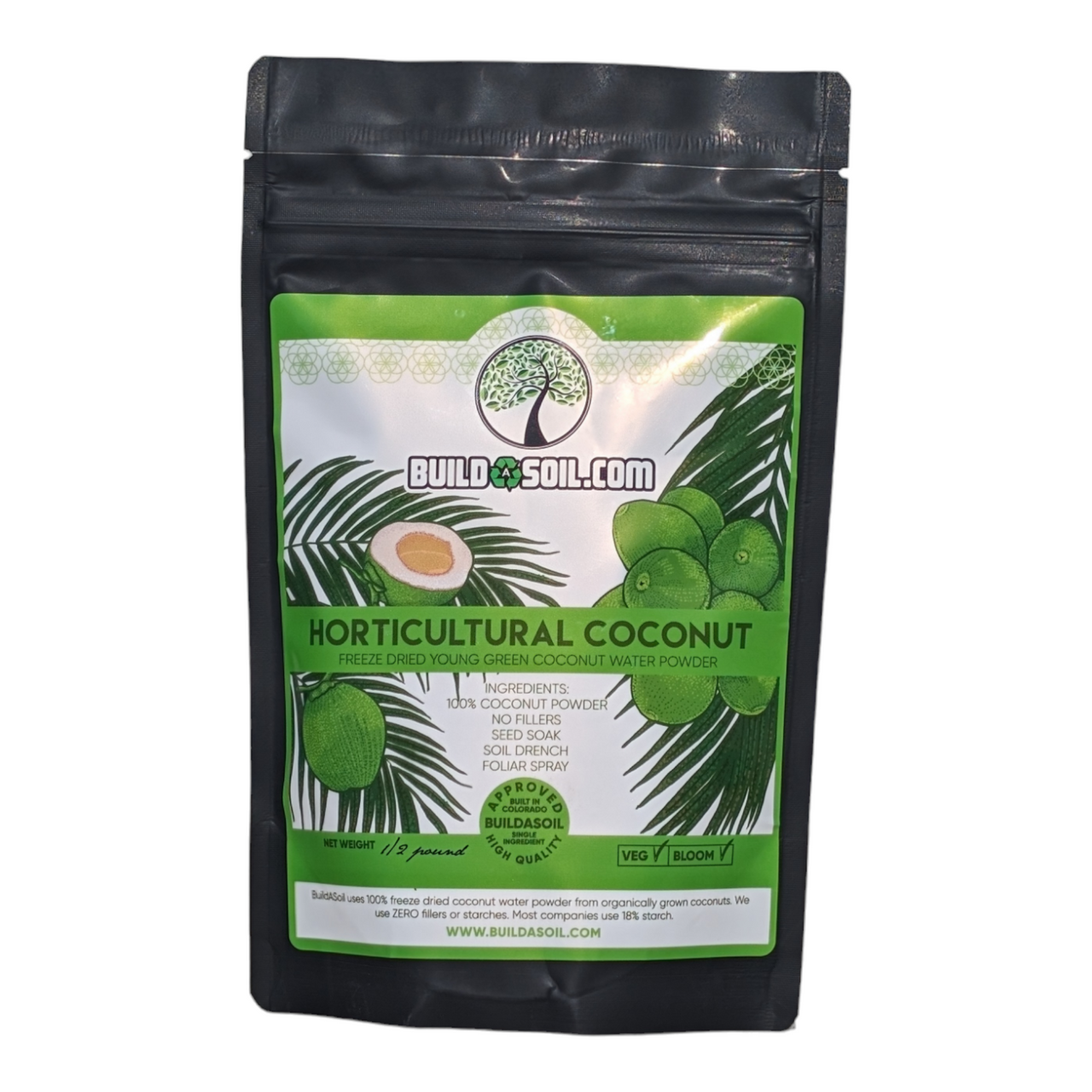 Coconut Water Powder - Raw Freeze Dried Organic