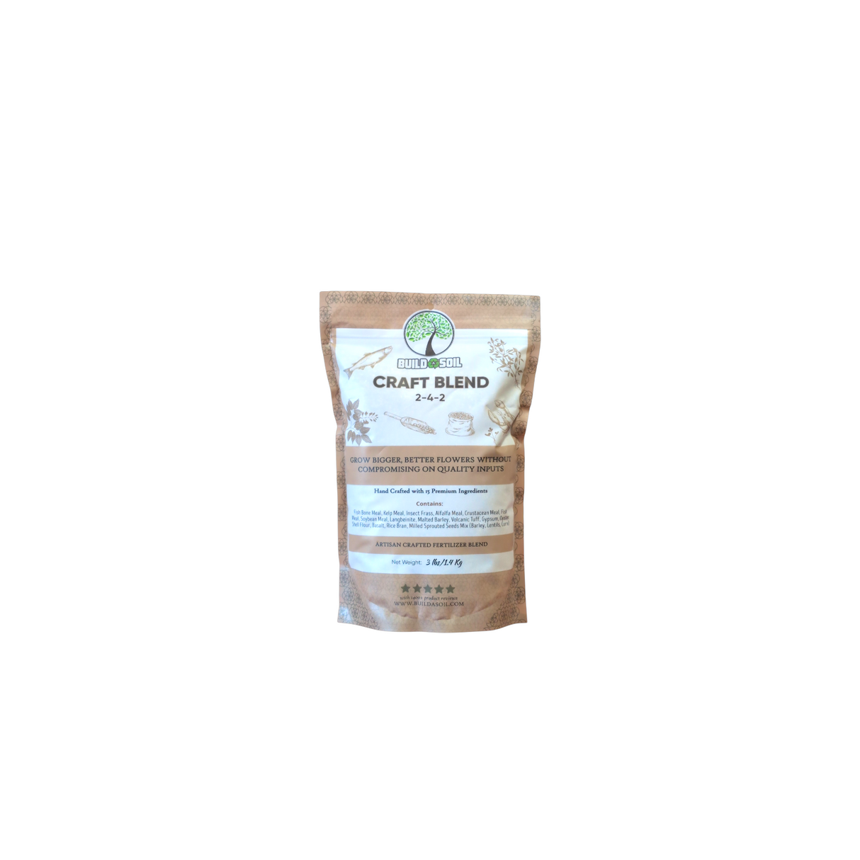 BuildASoil Craft Blend - Nutrient Pack