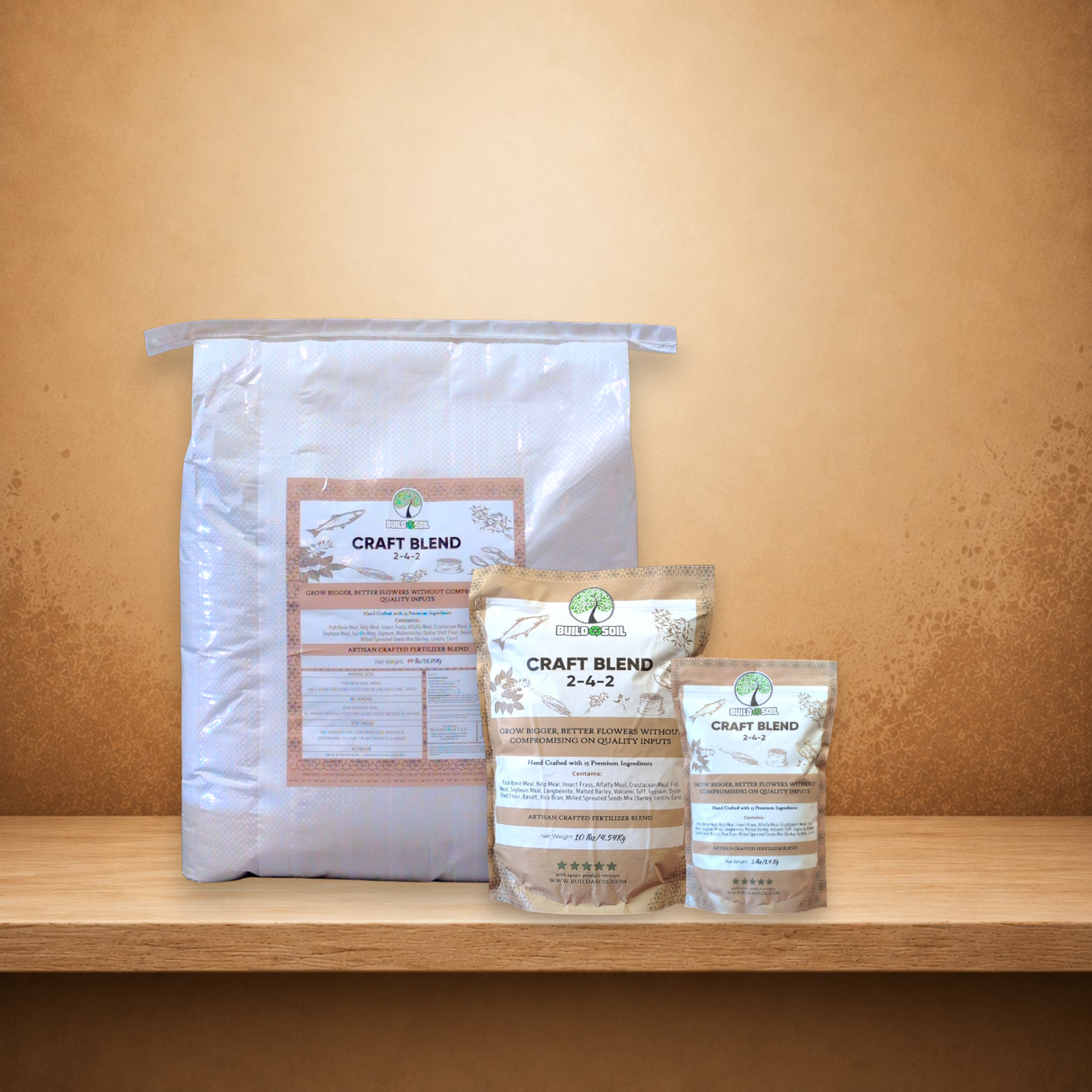 BuildASoil Craft Blend - Nutrient Pack