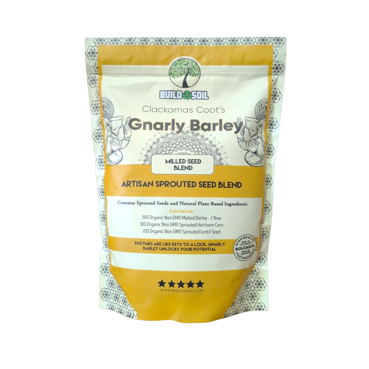 Clackamas Coots Official Gnarly Barley - Artisan Sprouted Seed Blend