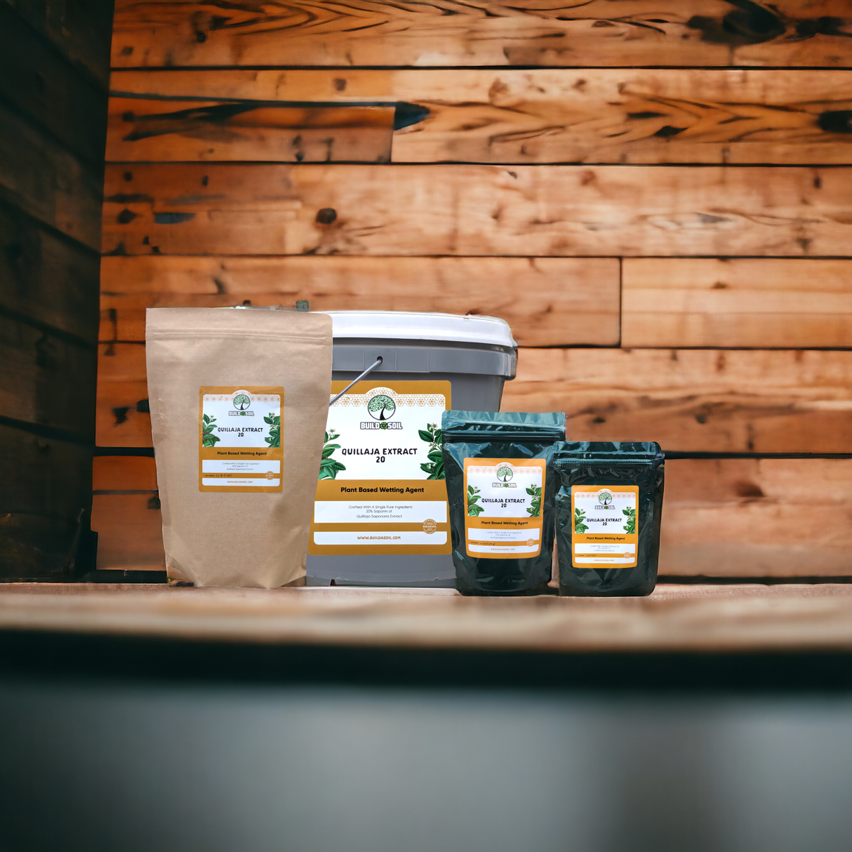 BuildASoil Quillaja Saponaria Extract Powder 20