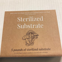 Thumbnail for Growing Organic Sterilized Mushroom Growing Substrate (5lb)