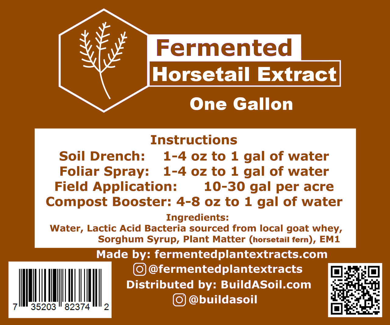 Fermented Plant Extracts: Fermented Horsetail Extract - Seasonal