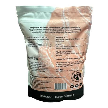 Organics Alive V-K Dry Soluble Finisher Formula 0-2-10