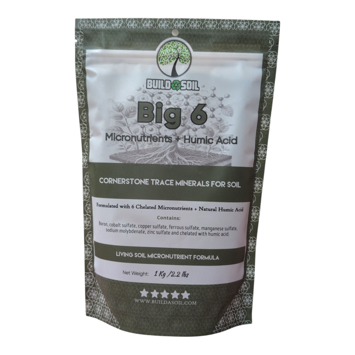 BuildASoil BIG 6 Micronutrients + Humic Acid