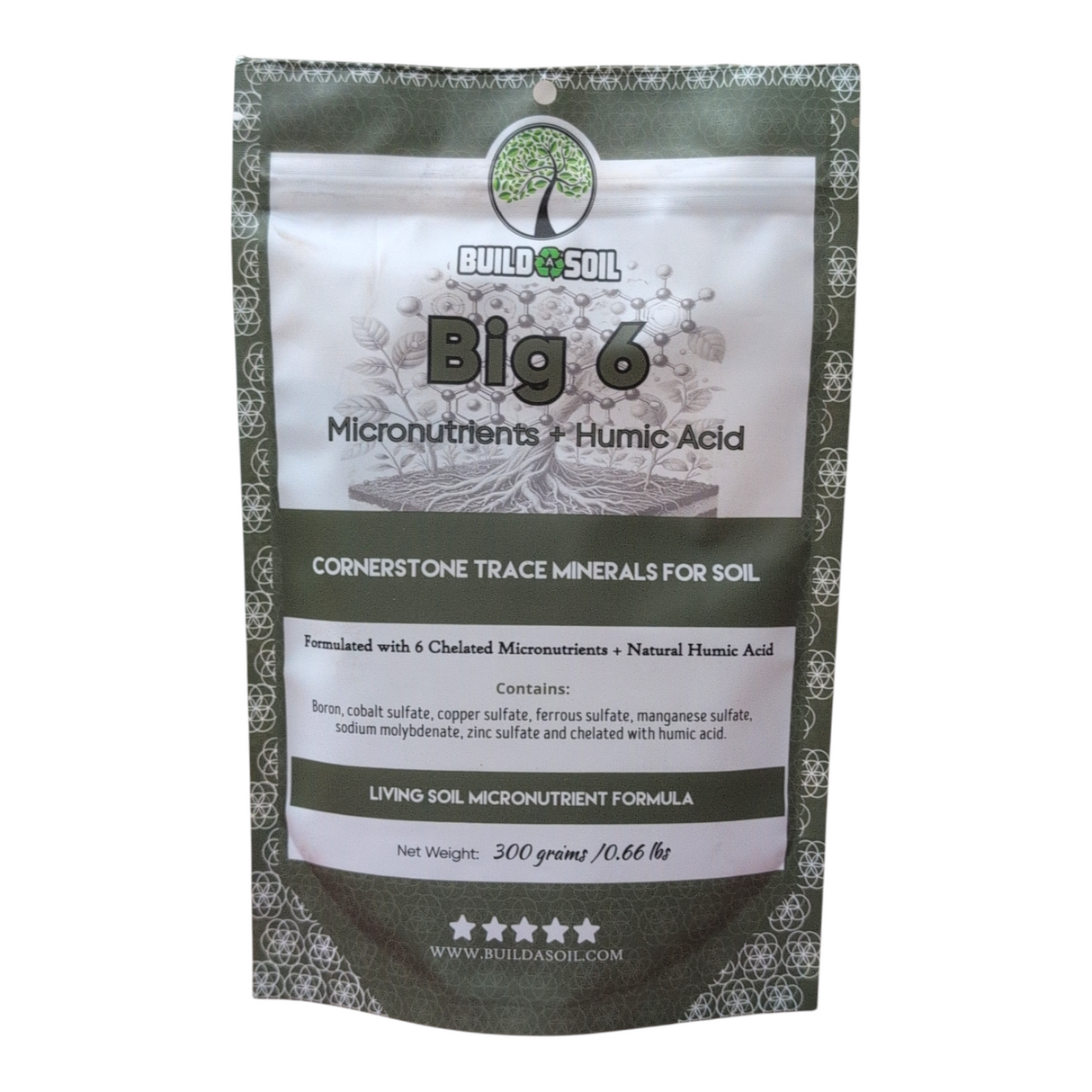 BuildASoil BIG 6 Micronutrients + Humic Acid