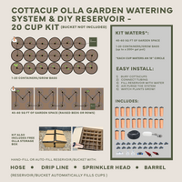 Thumbnail for Thirsty Earth: CottaCup Automatic Olla Watering System For Your Garden (Ships Free)