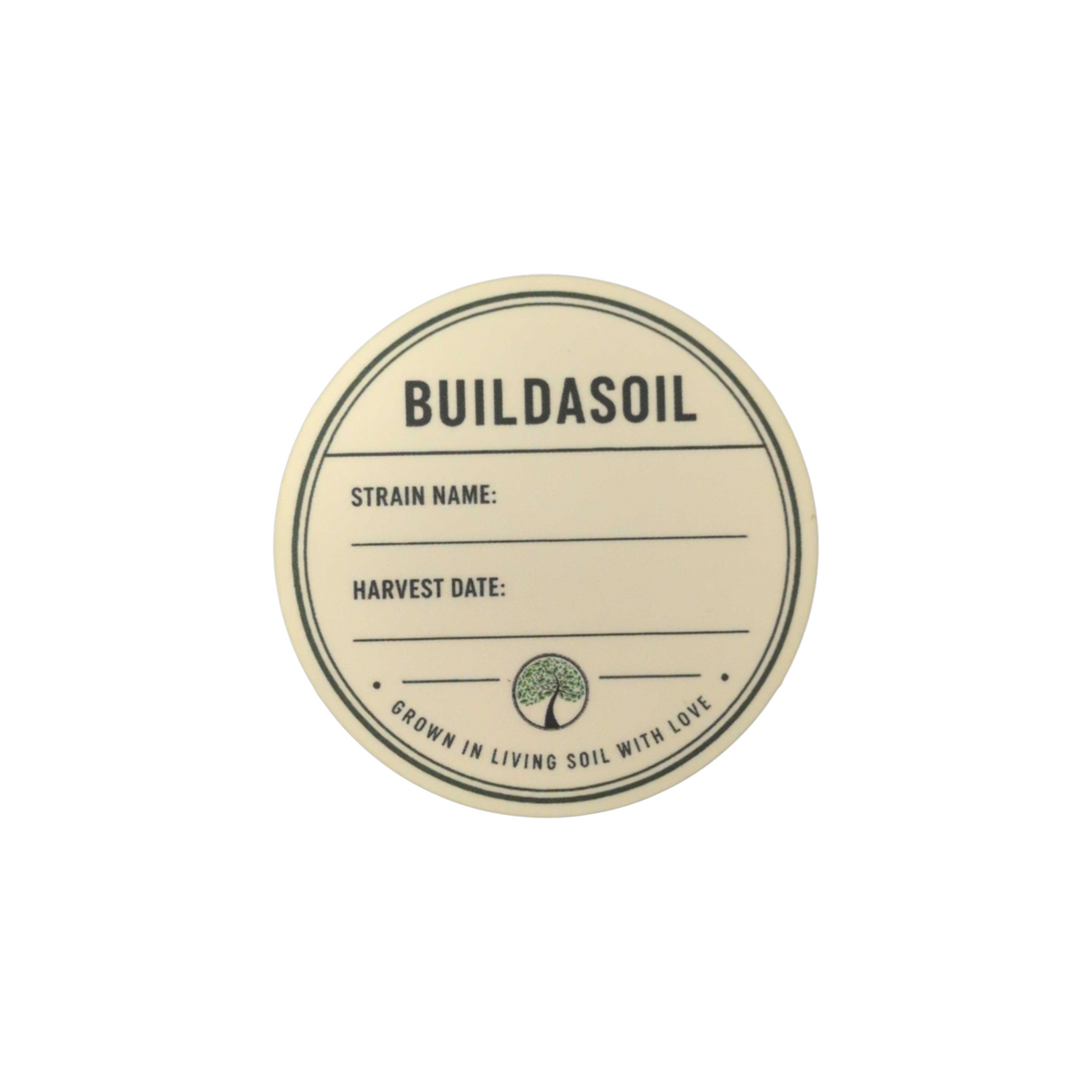 BuildASoil Herb Jar Sticker 12-Packs