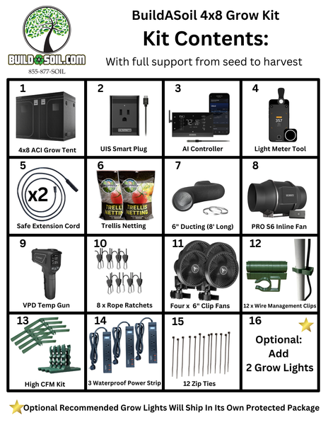 4x8 grow tent BuildASoil 4x8 Grow Tent Kit