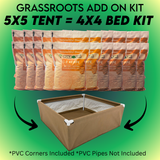 BuildASoil Grassroots Living Soil Bed Tent Add-On Kit