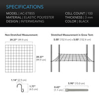 Thumbnail for AC Infinity - Tent Trellis Netting - Flexible Elastic Cords
