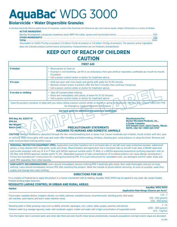 WDG3000 Extra Strength BTI