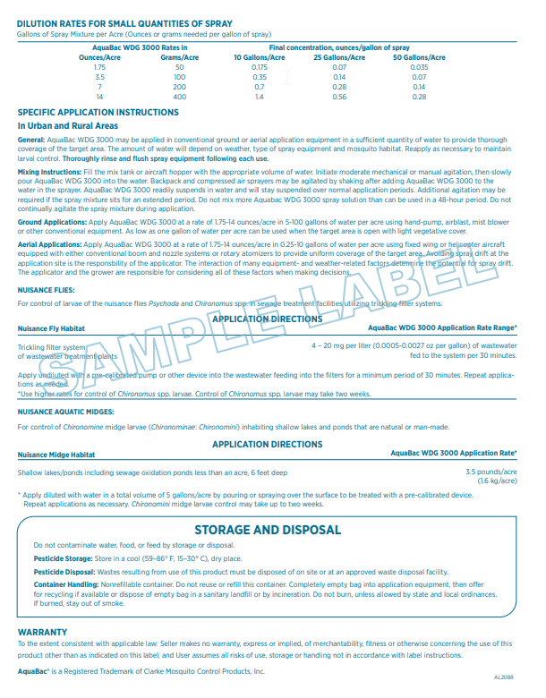 WDG3000 Extra Strength BTI