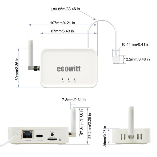 Ecowitt GW3000 Wi-Fi Gateway