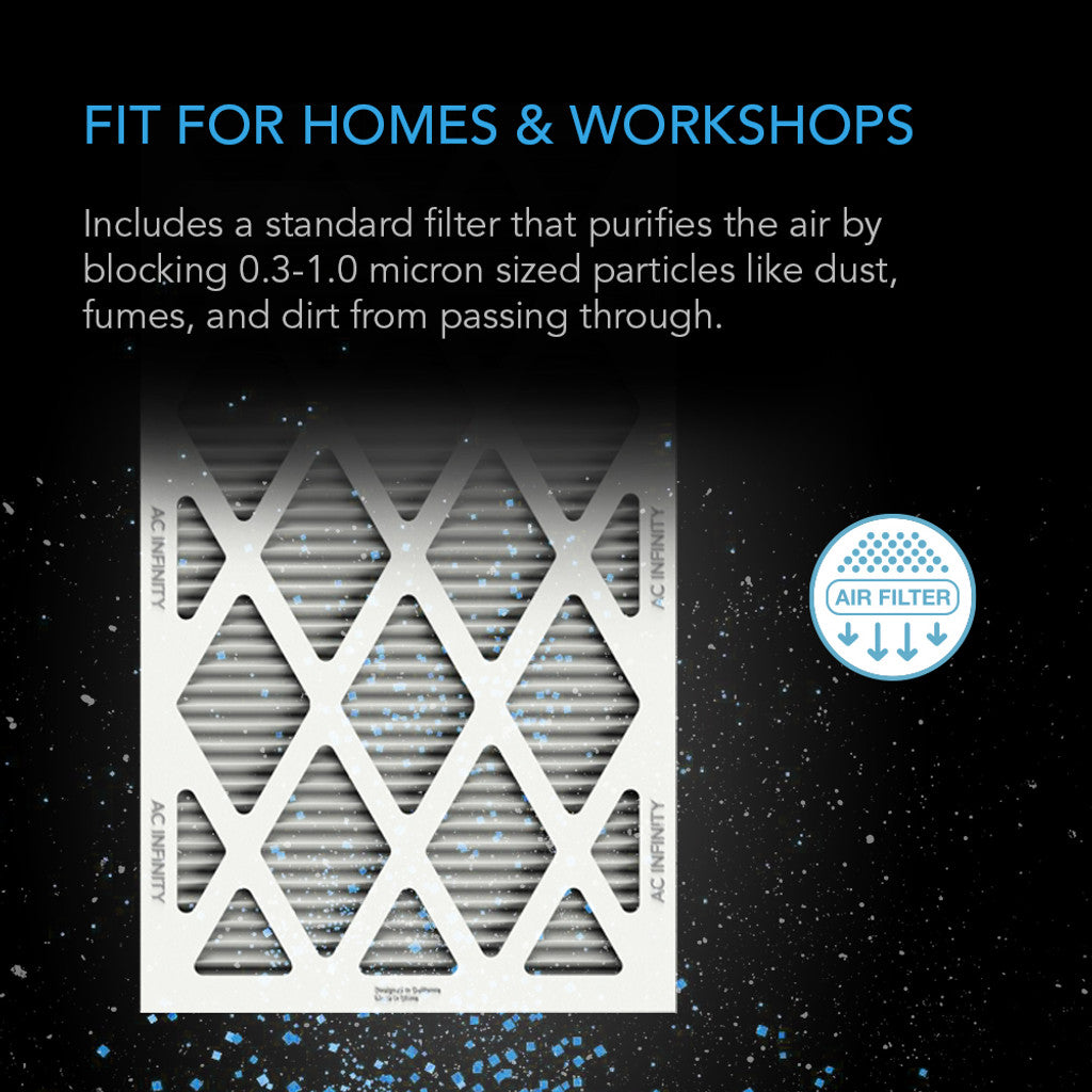 AC Infinity Air Filter box with High Efficacy Filter (Free Shipping: Any 2+ Items)