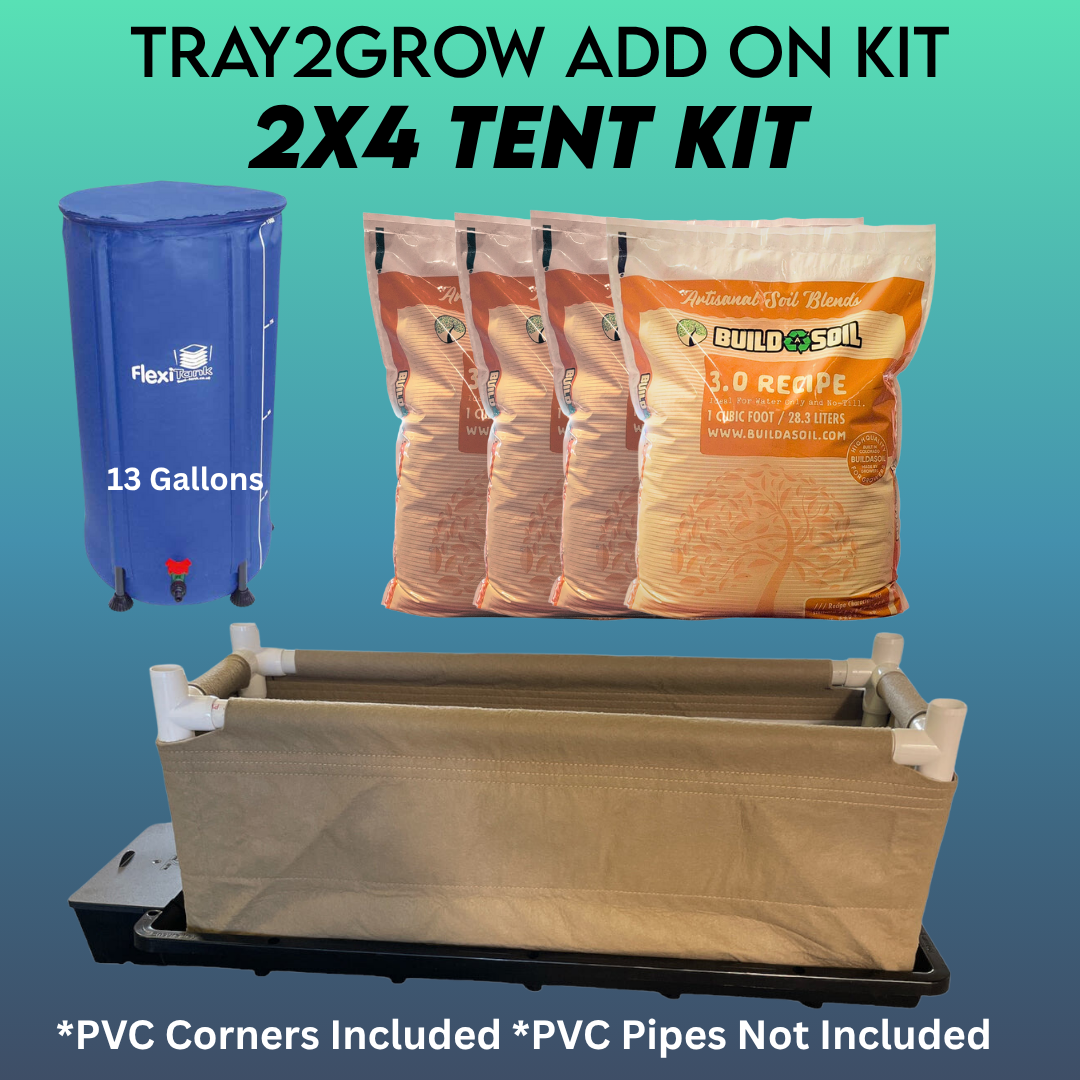 BuildASoil Tray2Grow Tent Add-On Kit
