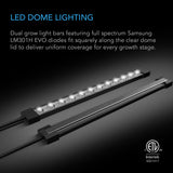 AC Infinity Humidity Dome Kit XL With Lights