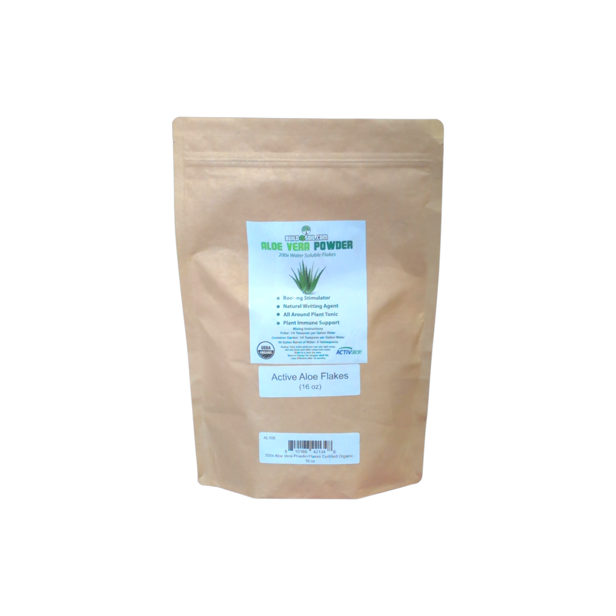 200x Aloe Vera Powder Flakes Certified Organic