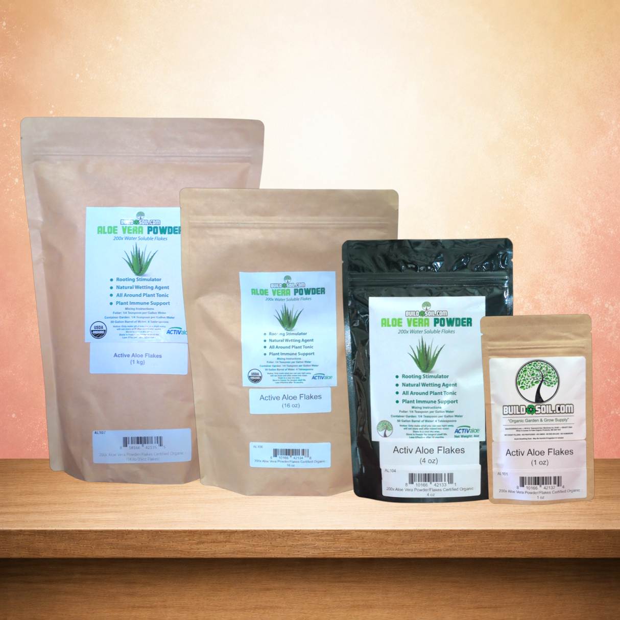 200x Aloe Vera Powder Flakes Certified Organic