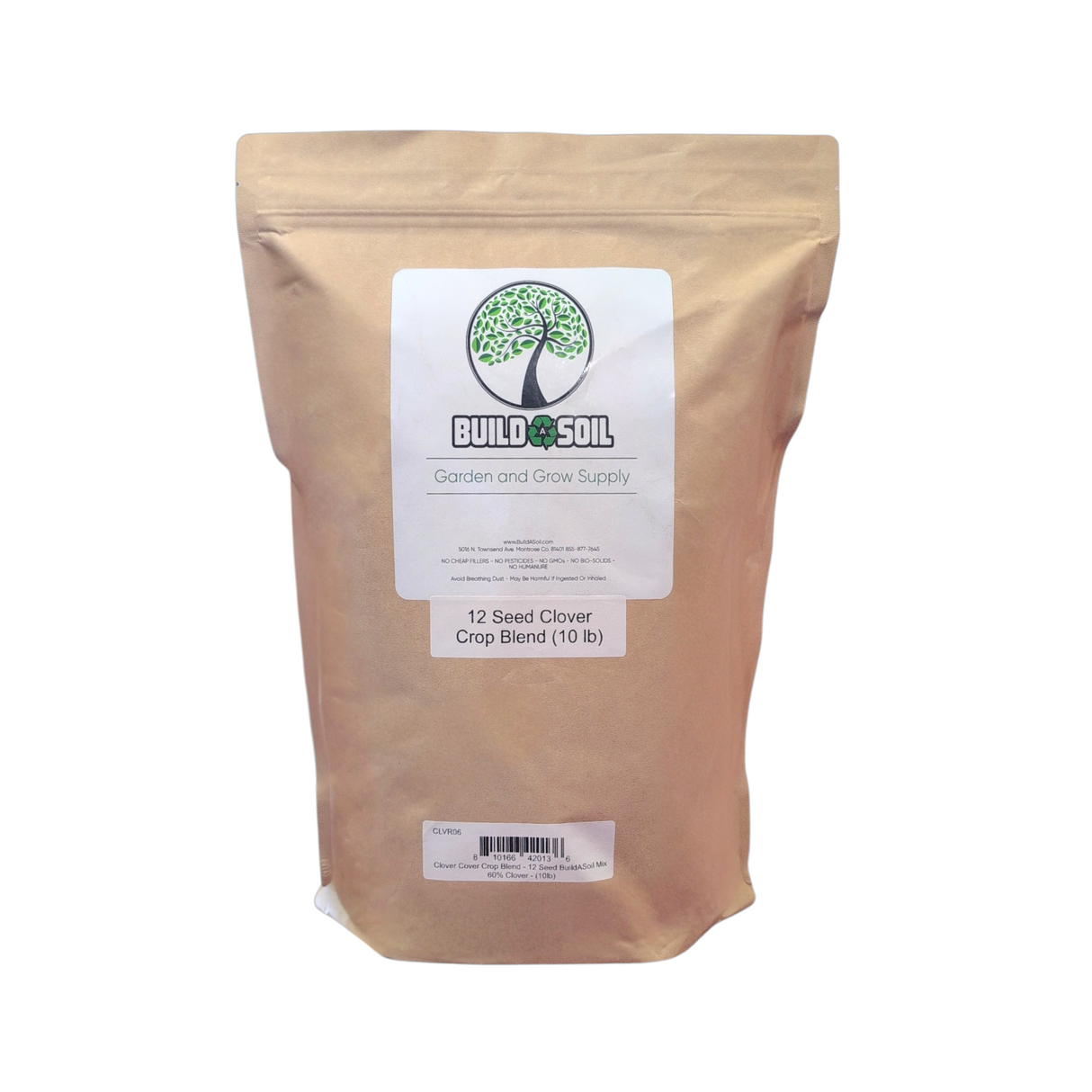 Clover Cover Crop Blend - 12 Seed BuildASoil Mix 60% Clover