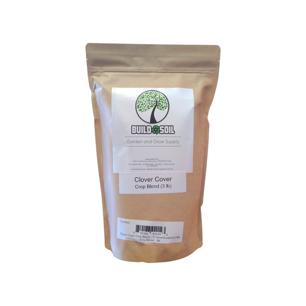 Clover Cover Crop Blend - 12 Seed BuildASoil Mix 60% Clover