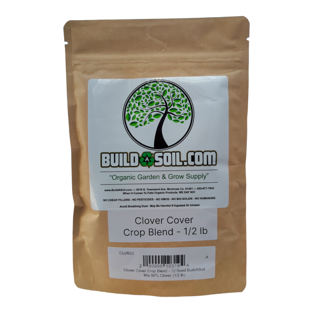 Clover Cover Crop Blend - 12 Seed BuildASoil Mix 60% Clover