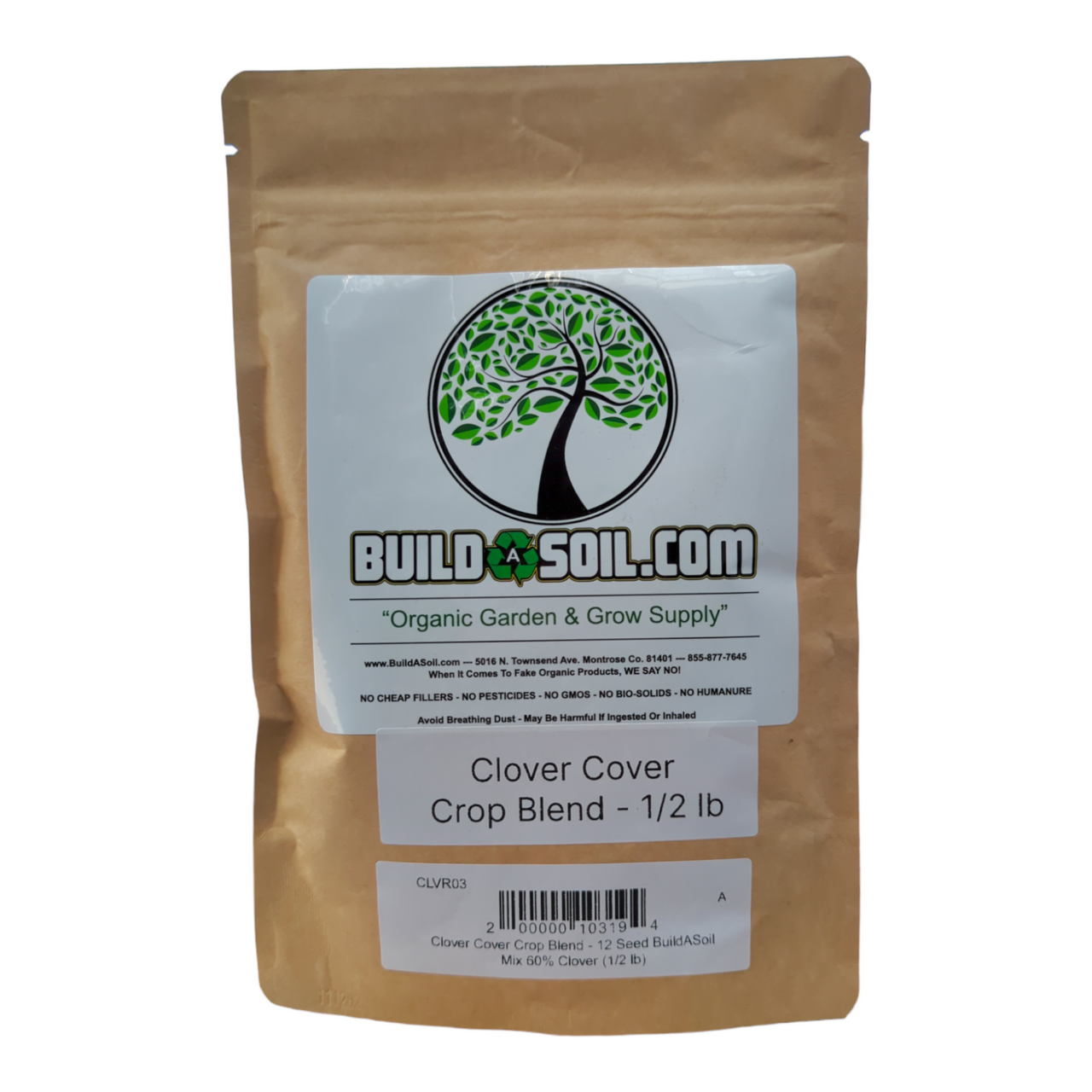 Clover Cover Crop Blend - 12 Seed BuildASoil Mix 60% Clover