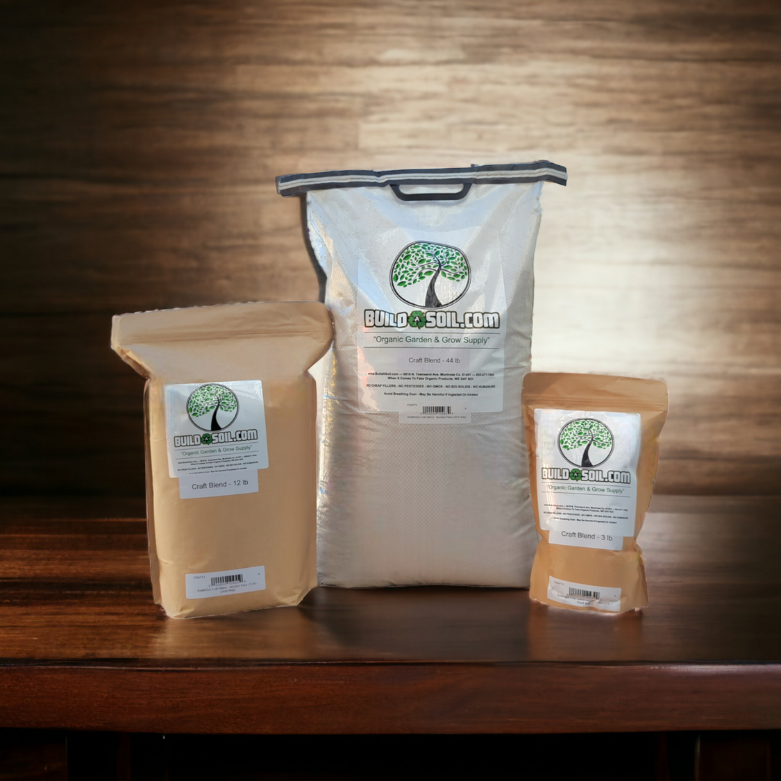 BuildASoil Craft Blend Pack Organic Soil Nutrients