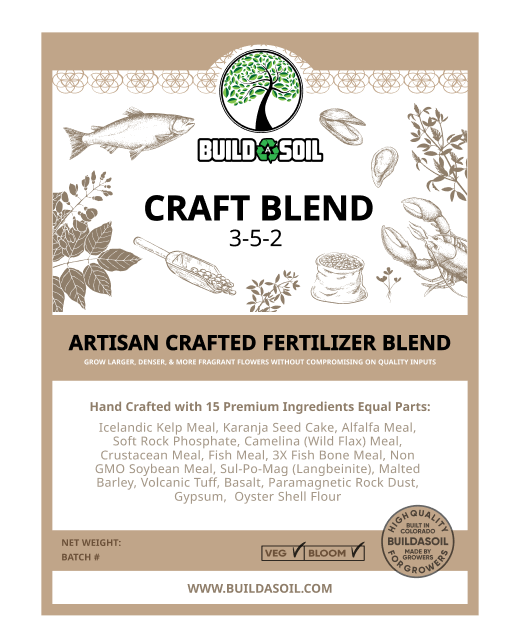 BuildASoil Craft Blend - Nutrient Pack