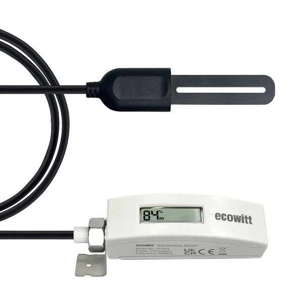 Ecowitt Deep: Wireless Soil Moisture Sensor with 1M PVC Wire