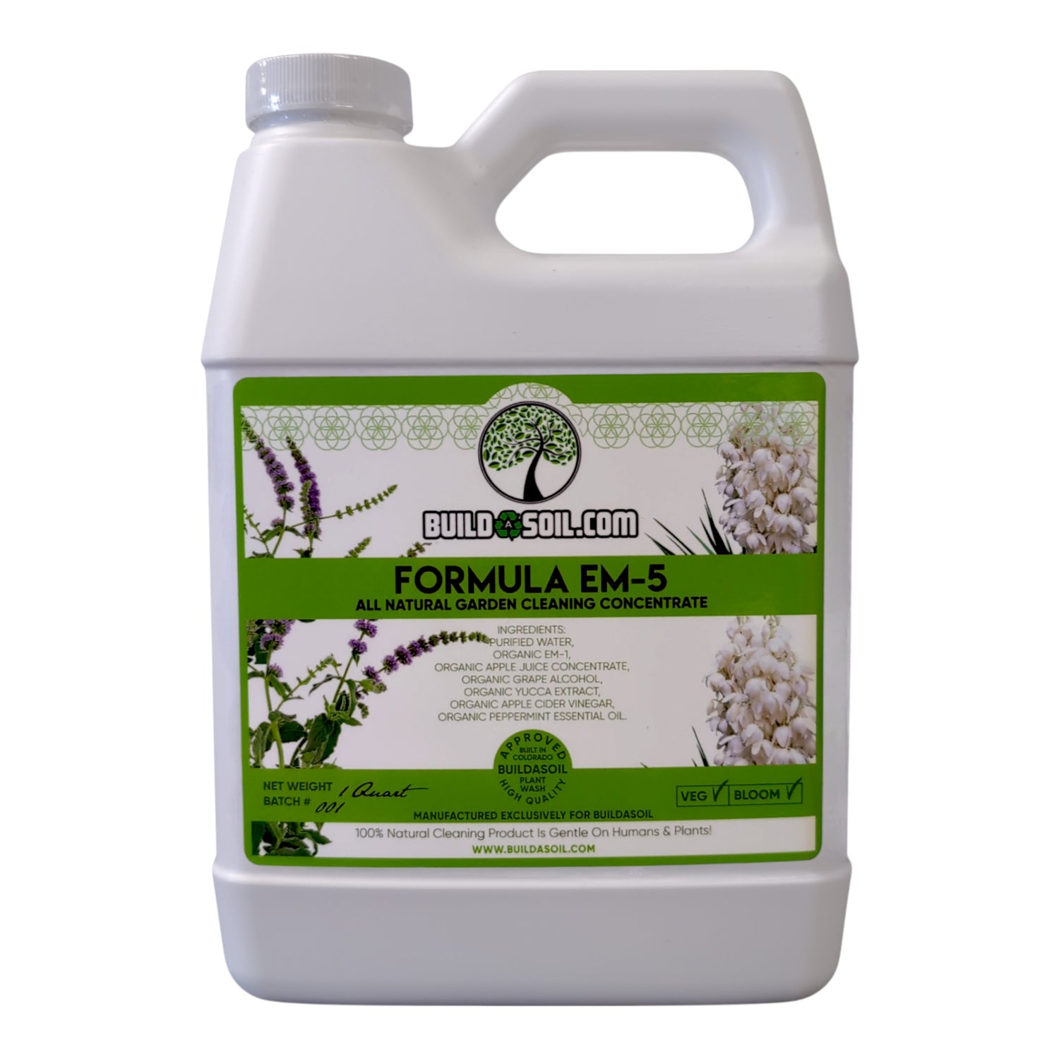 buildasoil lite for house plants and flowers outside Natural EM-5 Garden Cleaner