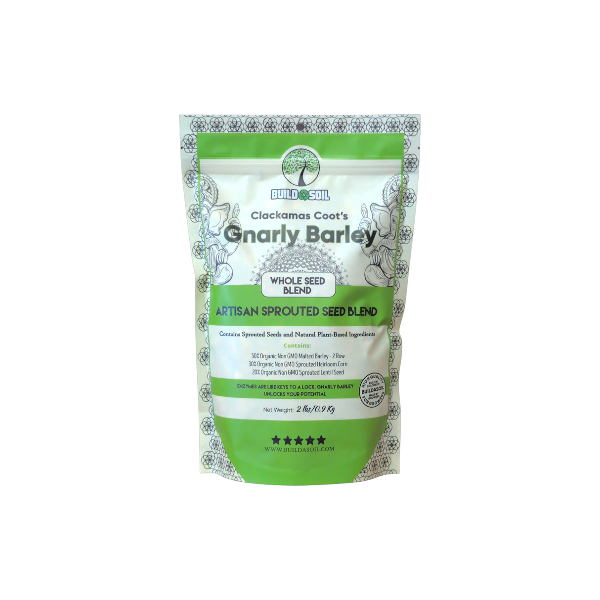 Clackamas Coots Official Gnarly Barley - Artisan Sprouted Seed Blend