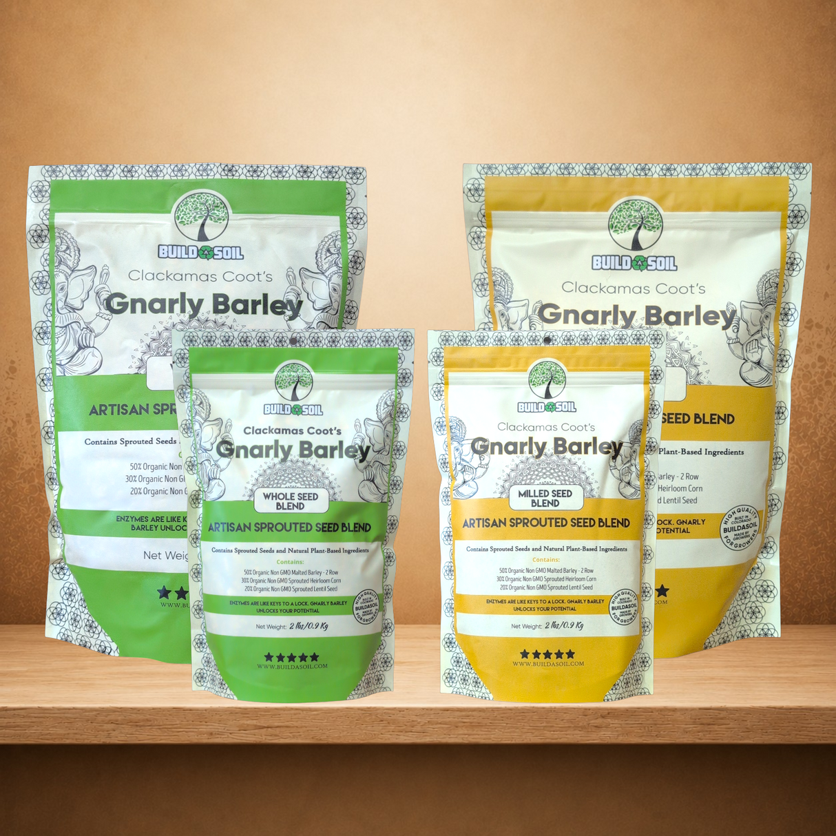 Clackamas Coots Official Gnarly Barley - Artisan Sprouted Seed Blend