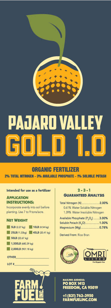 Bulk Pajaro Valley Gold Organic Rice Bran