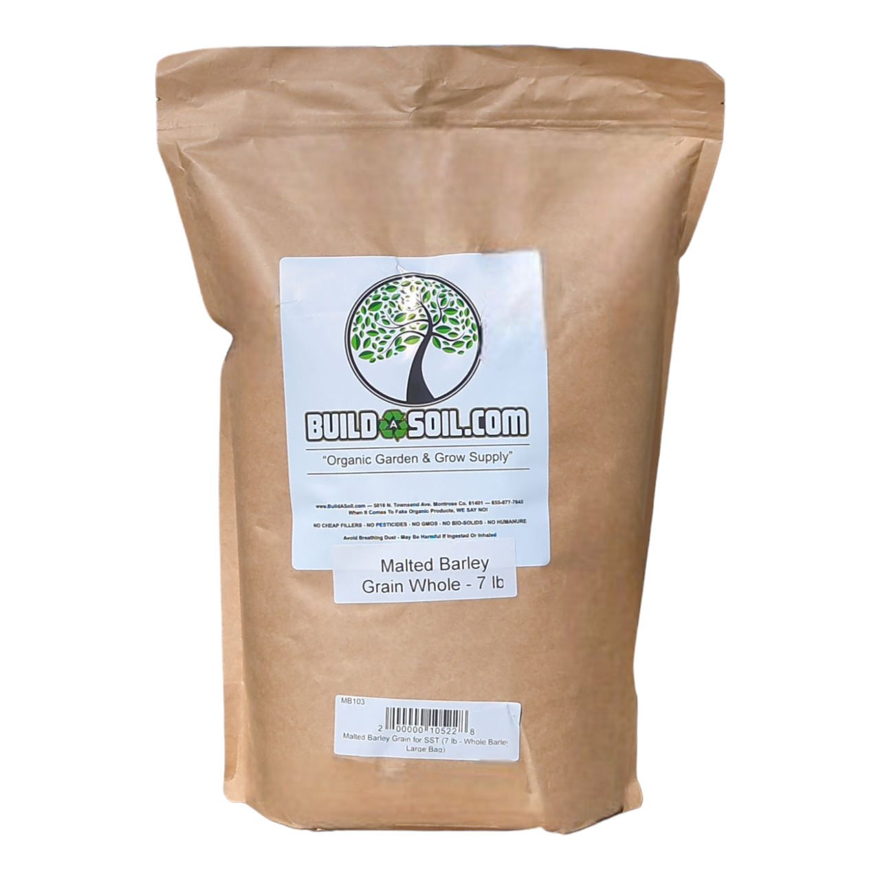 Malted Barley Grain for SST - Certified Organic