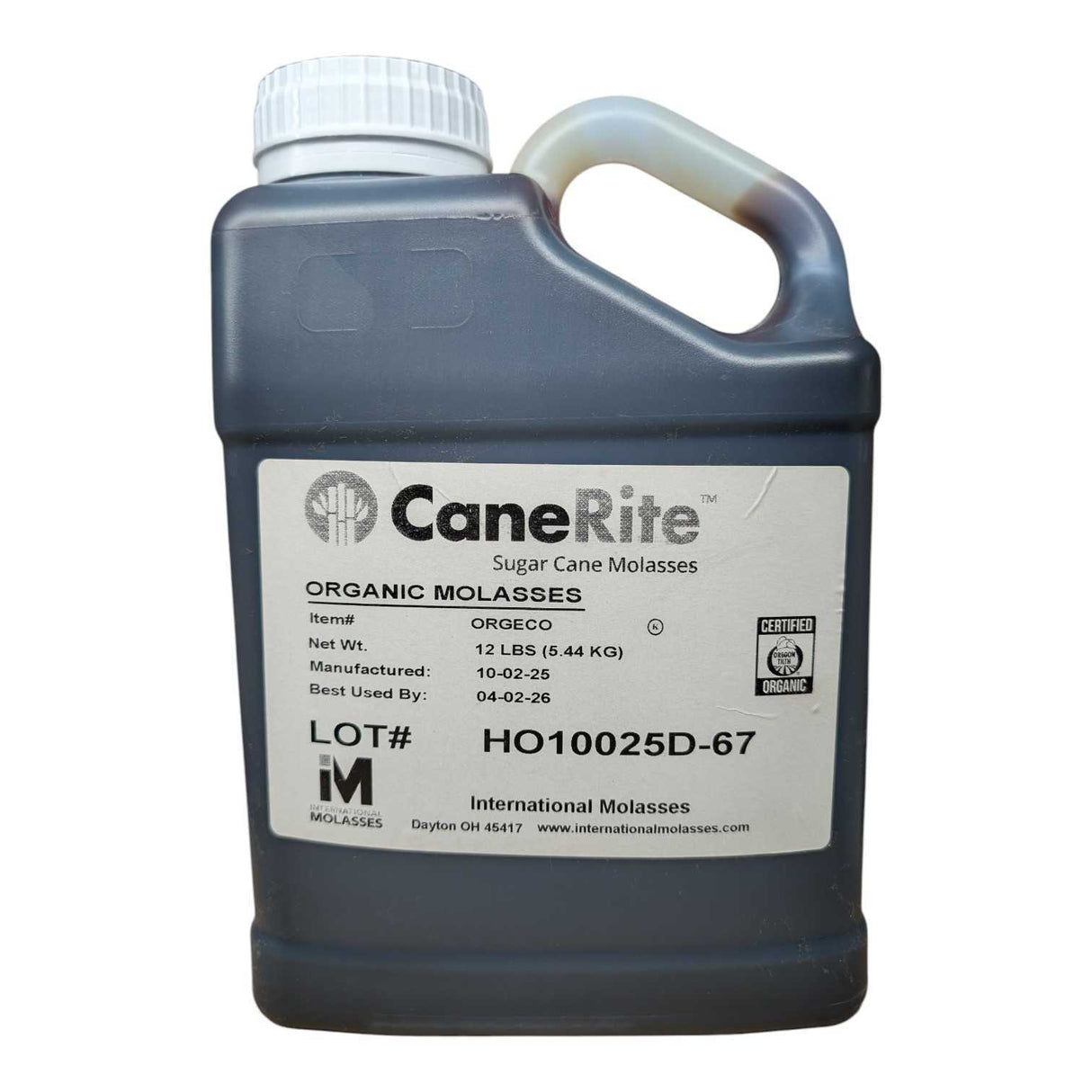 Molasses - Food Grade Organic Oregon Tilth