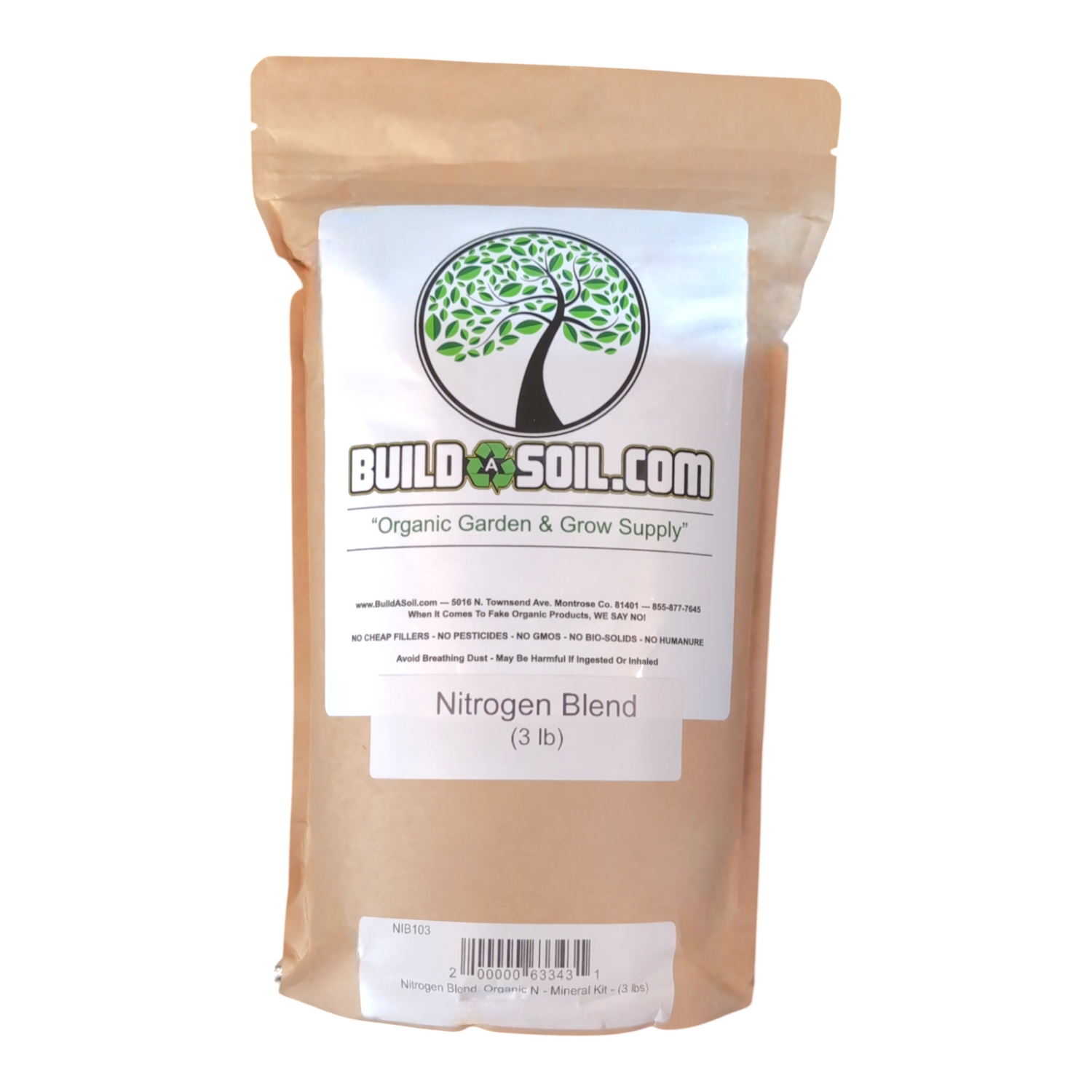 organic nitrogen fertilizer for plants BuildASoil Nitrogen Blend: Organic N