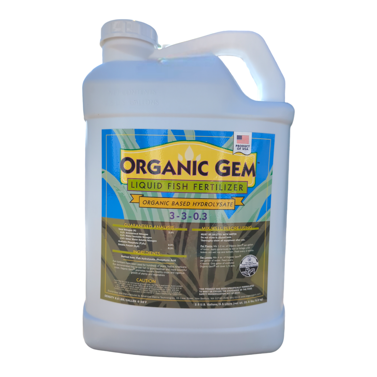 liquid fish organic fertilizer FISH Hydrolysate
