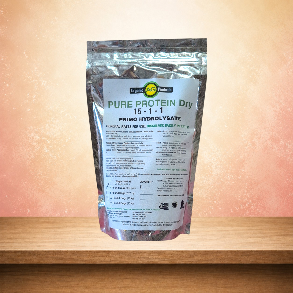 Pure Protein Dry - Organic Fish Aminos