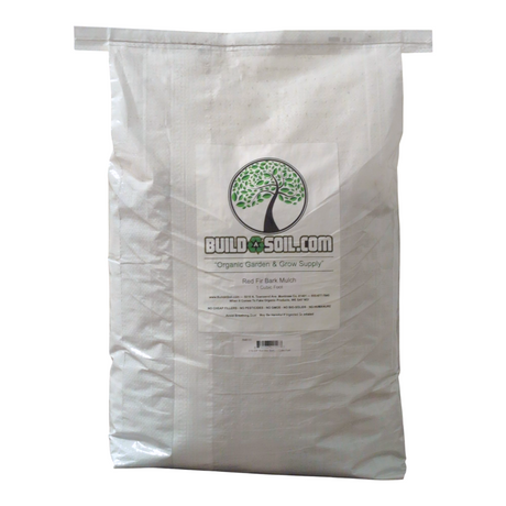 BuildASoil Organic Red Fir Mini Bark Mulch