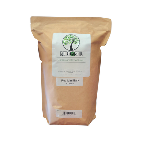 BuildASoil Organic Red Fir Mini Bark Mulch