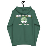 BuildASoil Family Farms Front - Loyal To The Soil Back Zip Up Hoodie