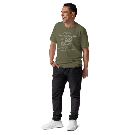 Holiday BuildASoil Organic T-Shirt - Smoke Trees Every Day
