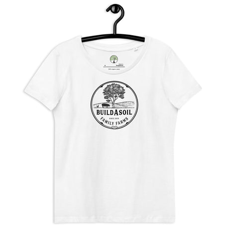 BuildASoil Family Farms - Women's fitted Organic Tee