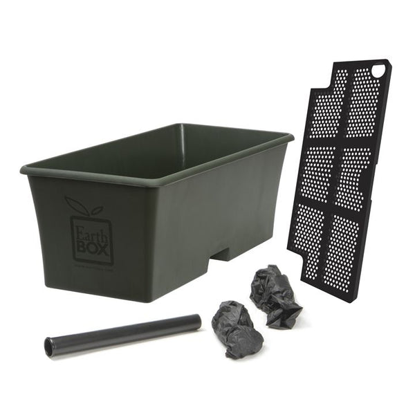 make a self watering planter container earthbox EarthBox Original Gardening System, Sage, 4 Casters