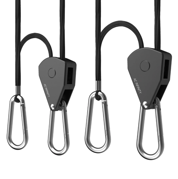 AC Infinity Heavy-Duty Adjustable Rope Hangers – BuildASoil