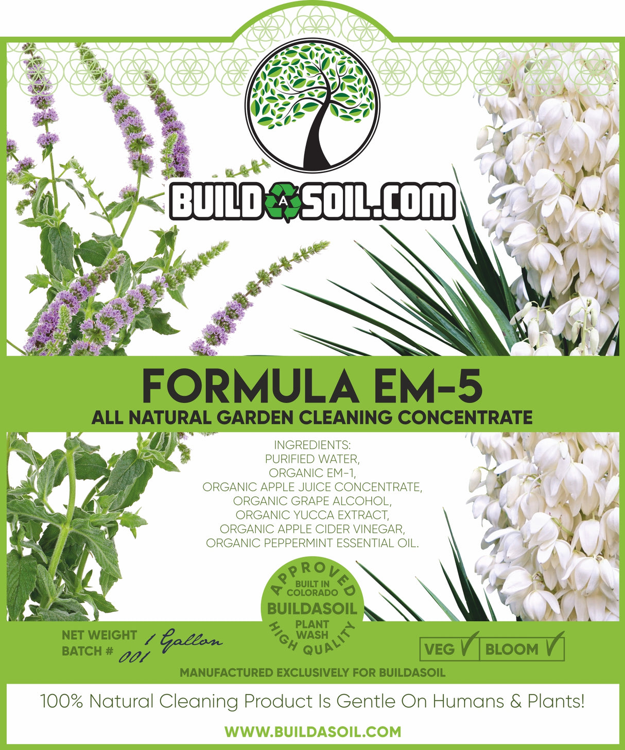 Formula EM-5 - All Natural Garden Cleaning Concentrate